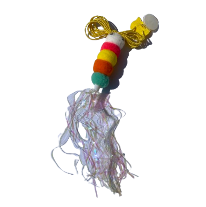 Feather Door Stick Toy