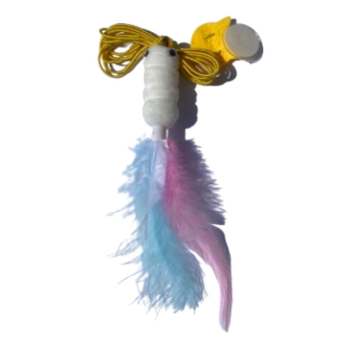 Feather Door Stick Toy