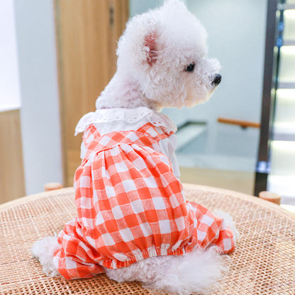 Orange Gingham