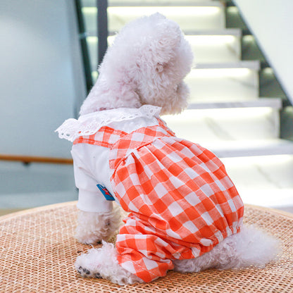 Orange Gingham