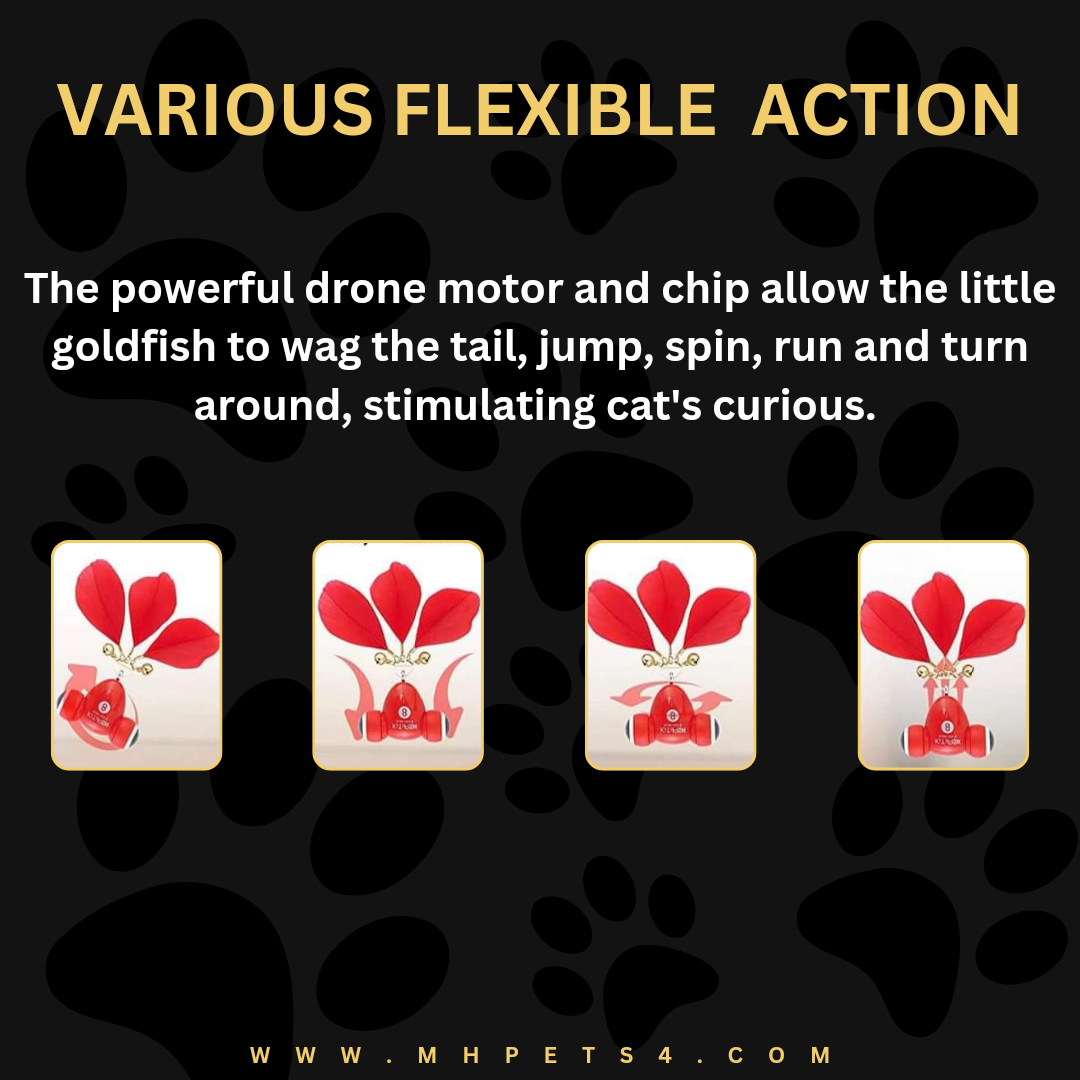 KiTiFISH - Automatic Bionic Goldfish Cat Toy